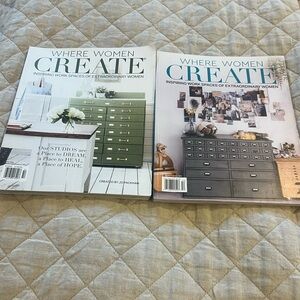 Where Women Create Magazine Bundle of Two